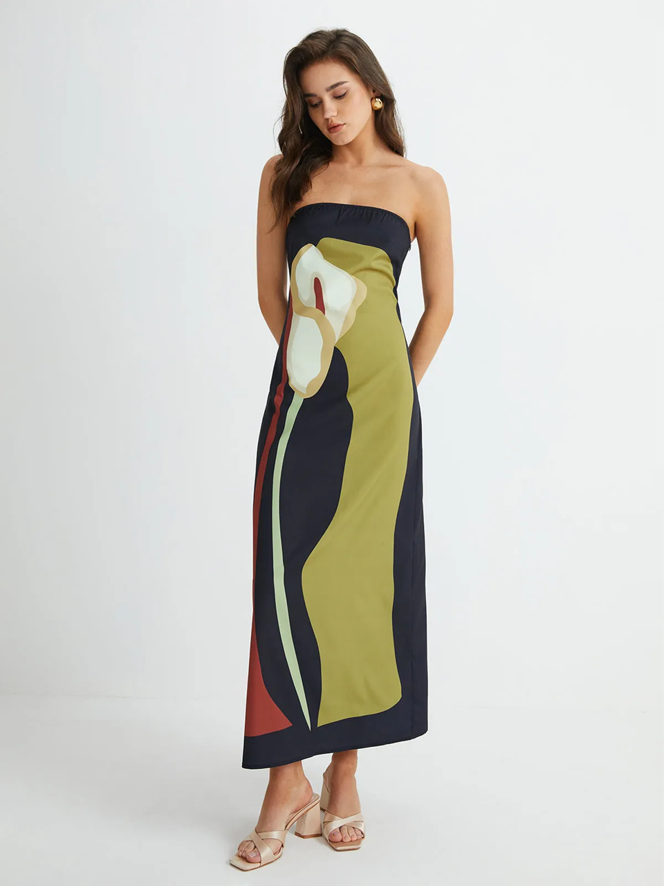 Harper - Robe maxi sans bretelles