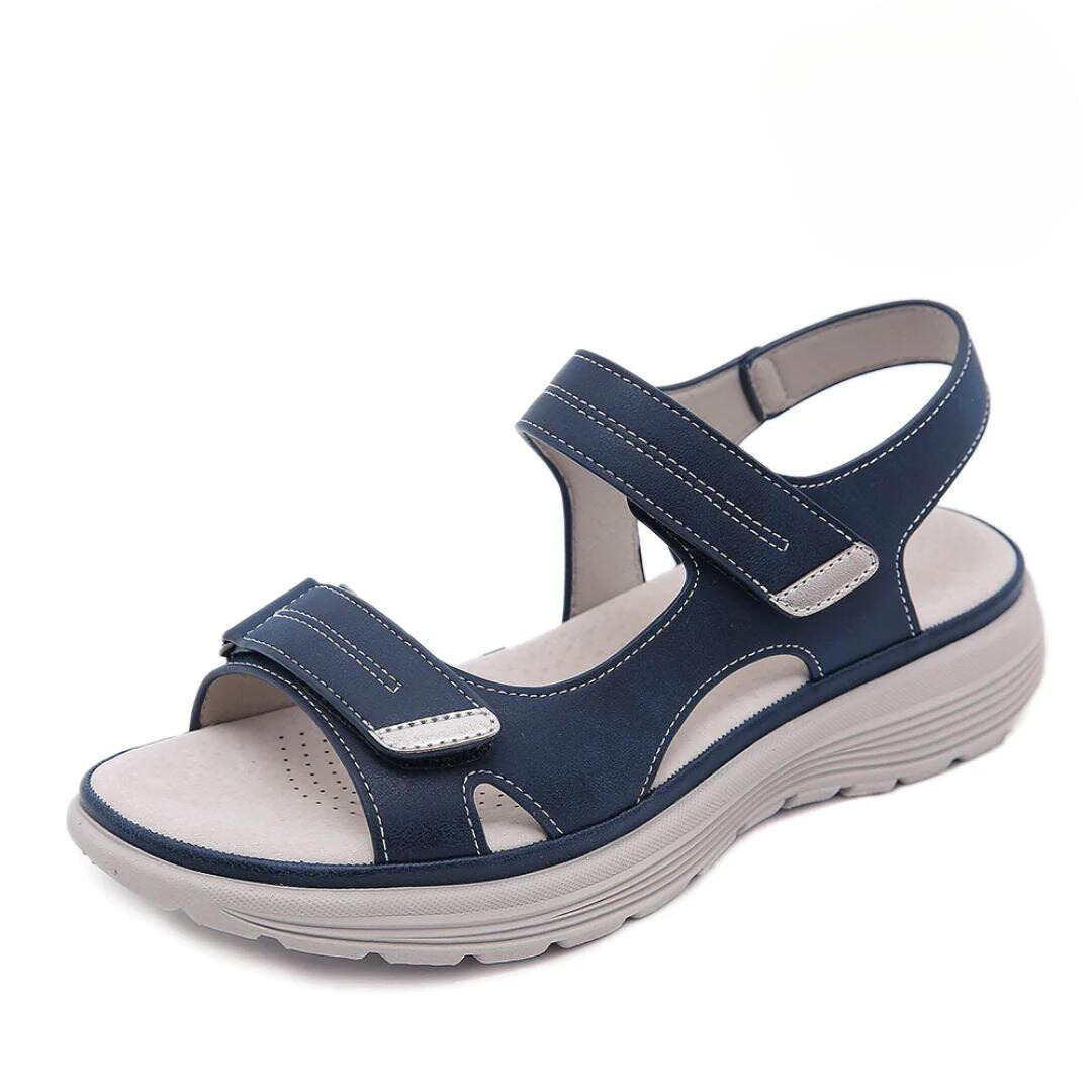 Josiane – Sandales orthopédiques en cuir de qualité supérieure