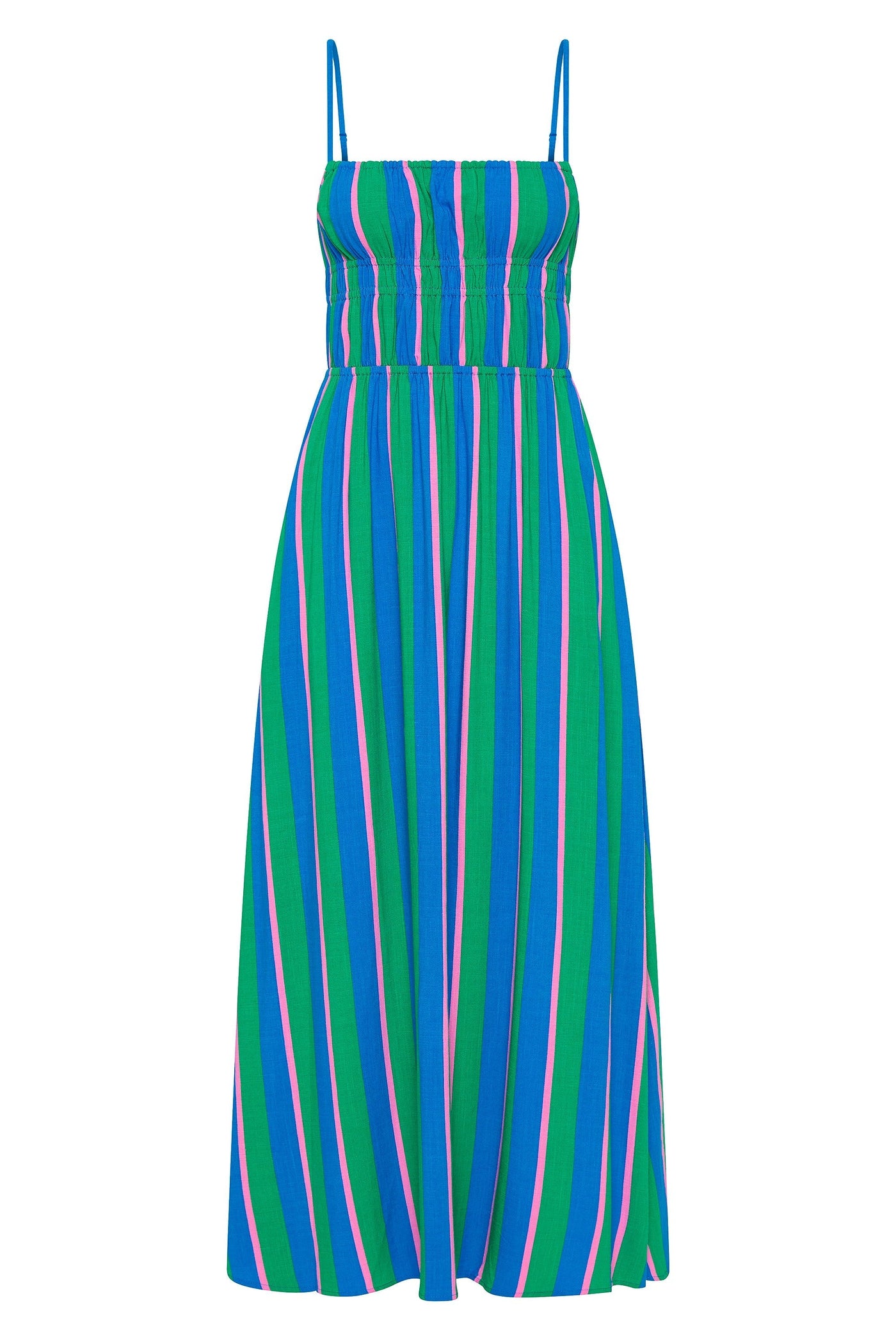 Gigi - Robe rayée Peppermint fraîche et flatteuse