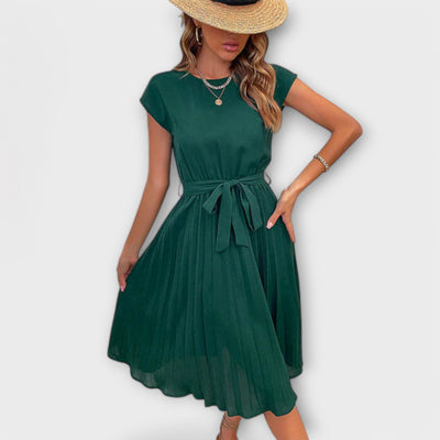 Claire – Robe Plissée Décontractée