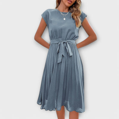 Claire – Robe Plissée Décontractée