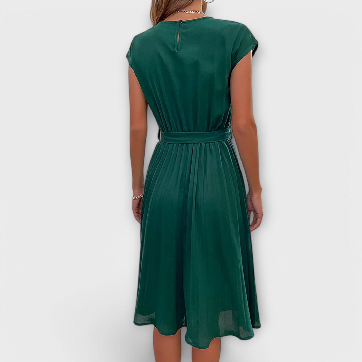 Claire – Robe Plissée Décontractée