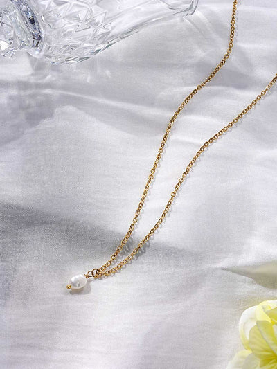 Simple Pearl Pendant – Collier avec Pendentif Perle
