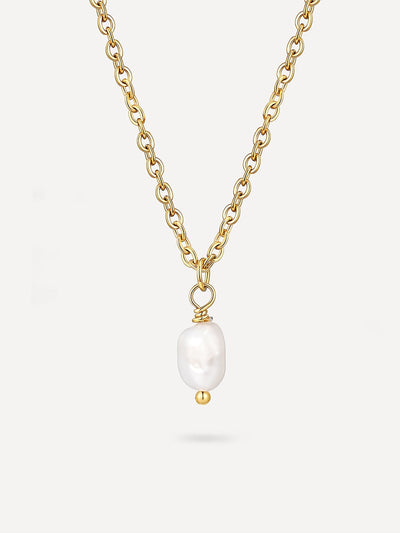 Simple Pearl Pendant – Collier avec Pendentif Perle
