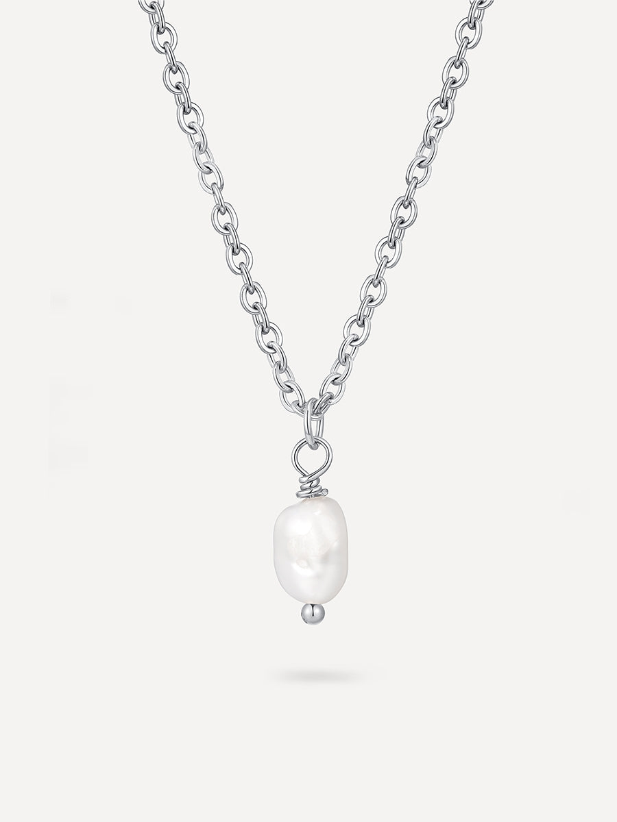 Simple Pearl Pendant – Collier avec Pendentif Perle