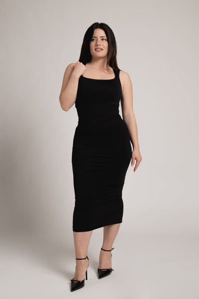 Ariane – Robe Gainante Noire