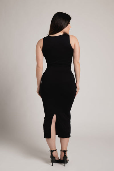 Ariane – Robe Gainante Noire