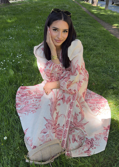 Soline - Robe longue à motif floral