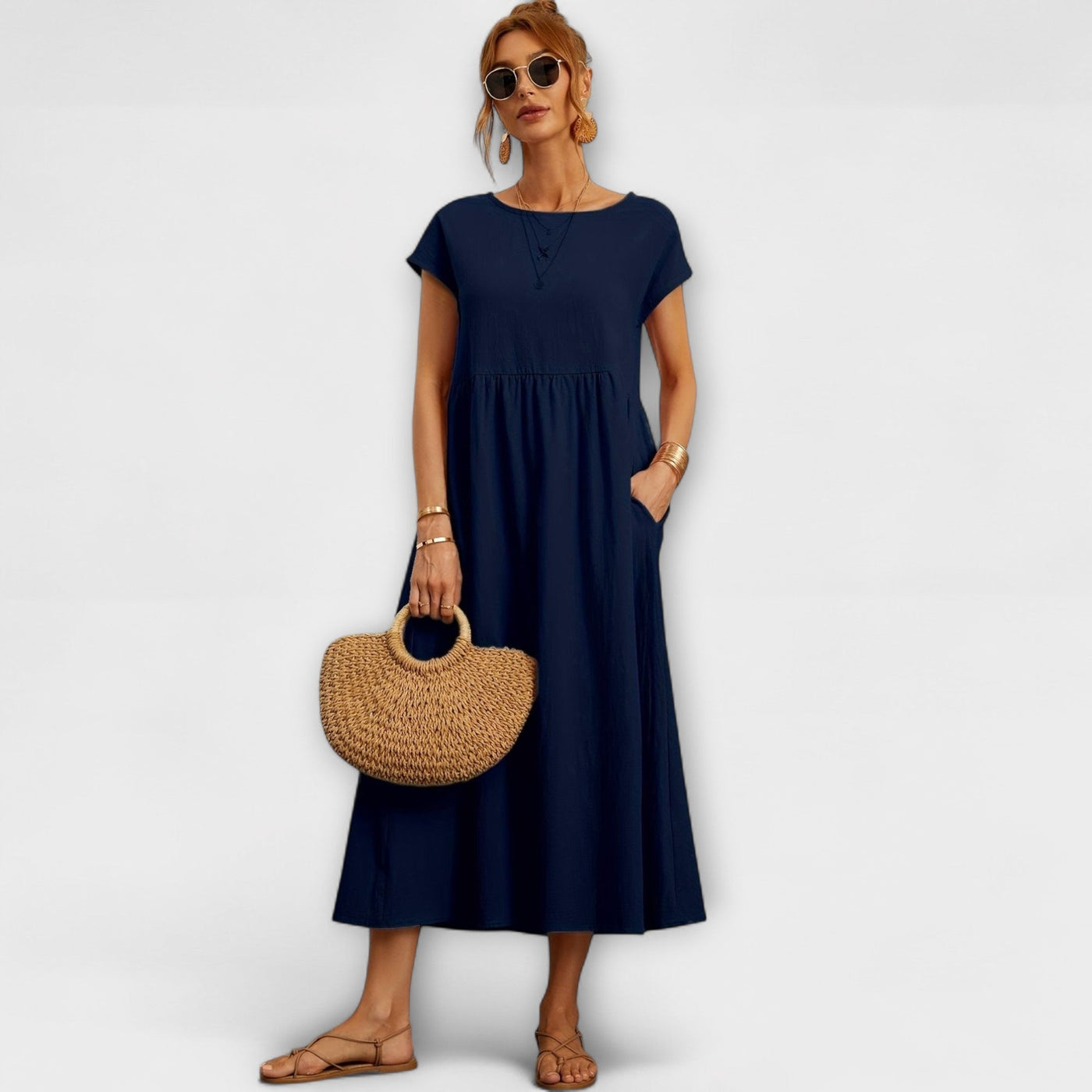 Magnolia – Élégante robe féminine au charme intemporel