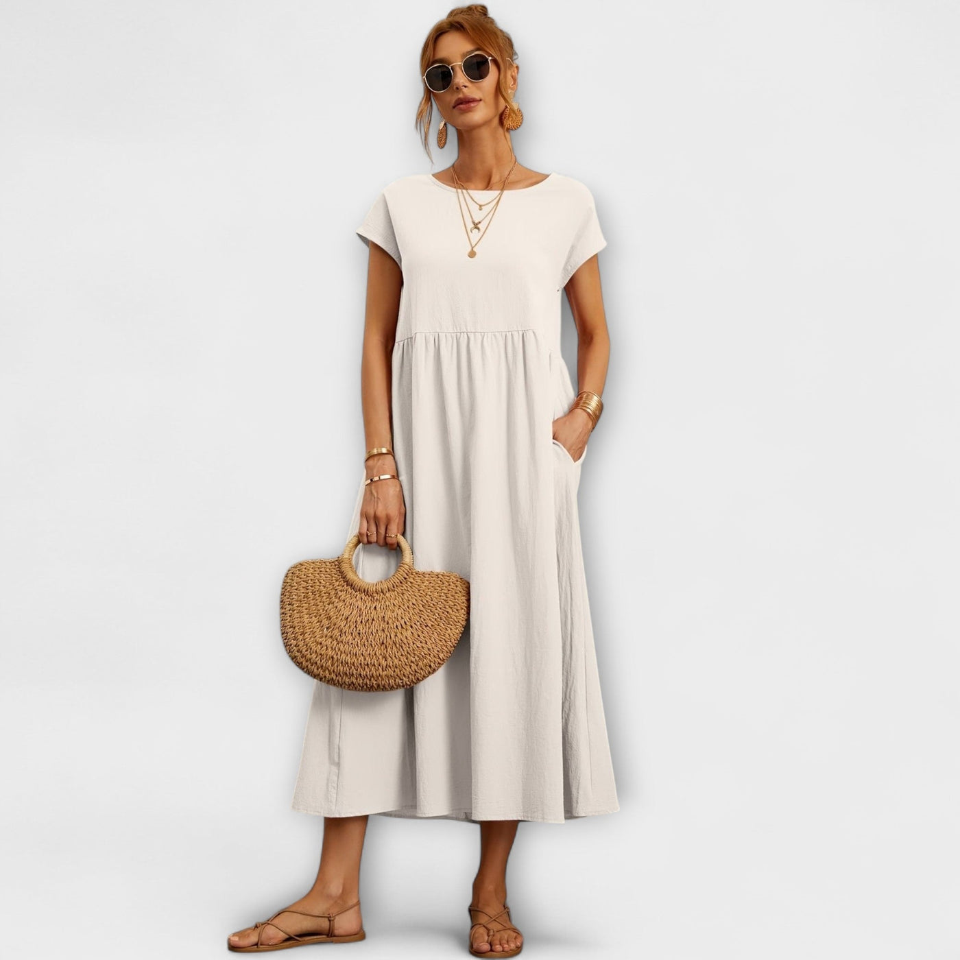 Magnolia – Élégante robe féminine au charme intemporel