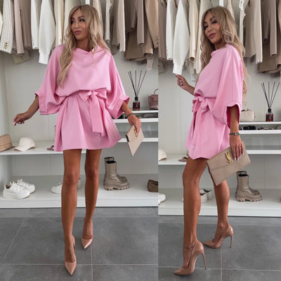 Léa – Robe Élégante à Volants Bohèmes