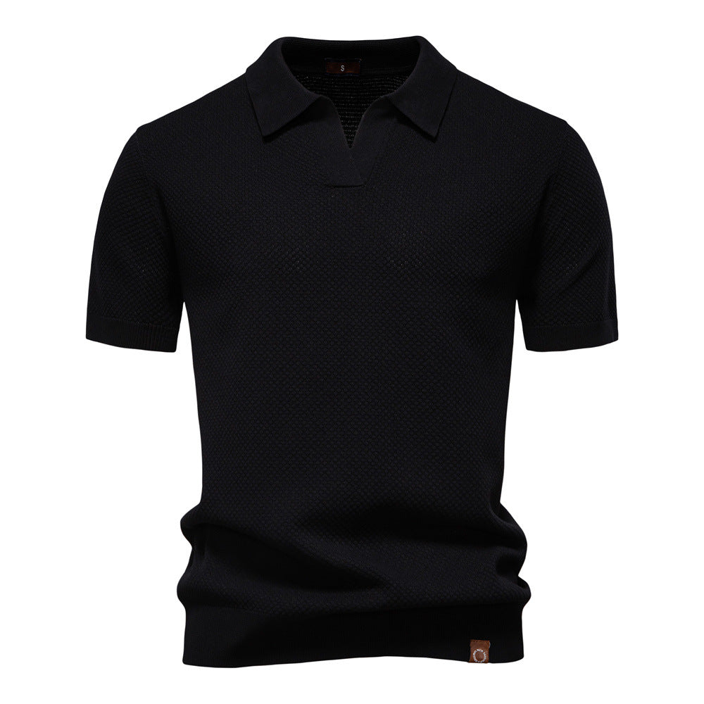 Victor – Polo texturé au style classique