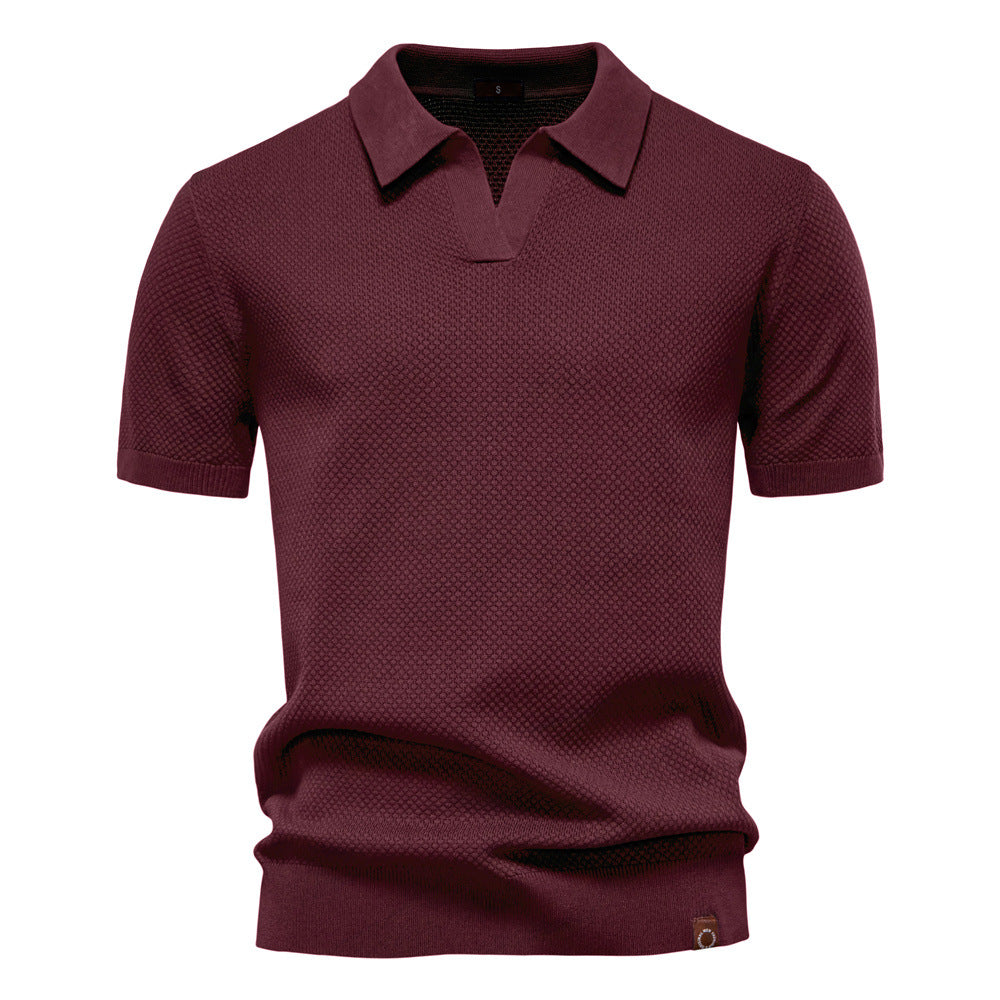 Victor – Polo texturé au style classique