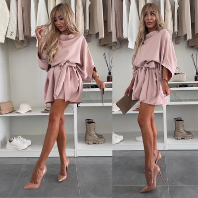 Léa – Robe Élégante à Volants Bohèmes