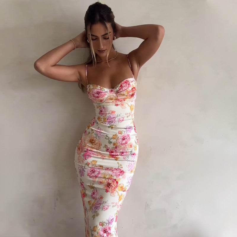 Beau - Robe longue fleurie d’été