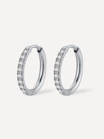 Crystalized Shine 16 mm – Créoles scintillantes