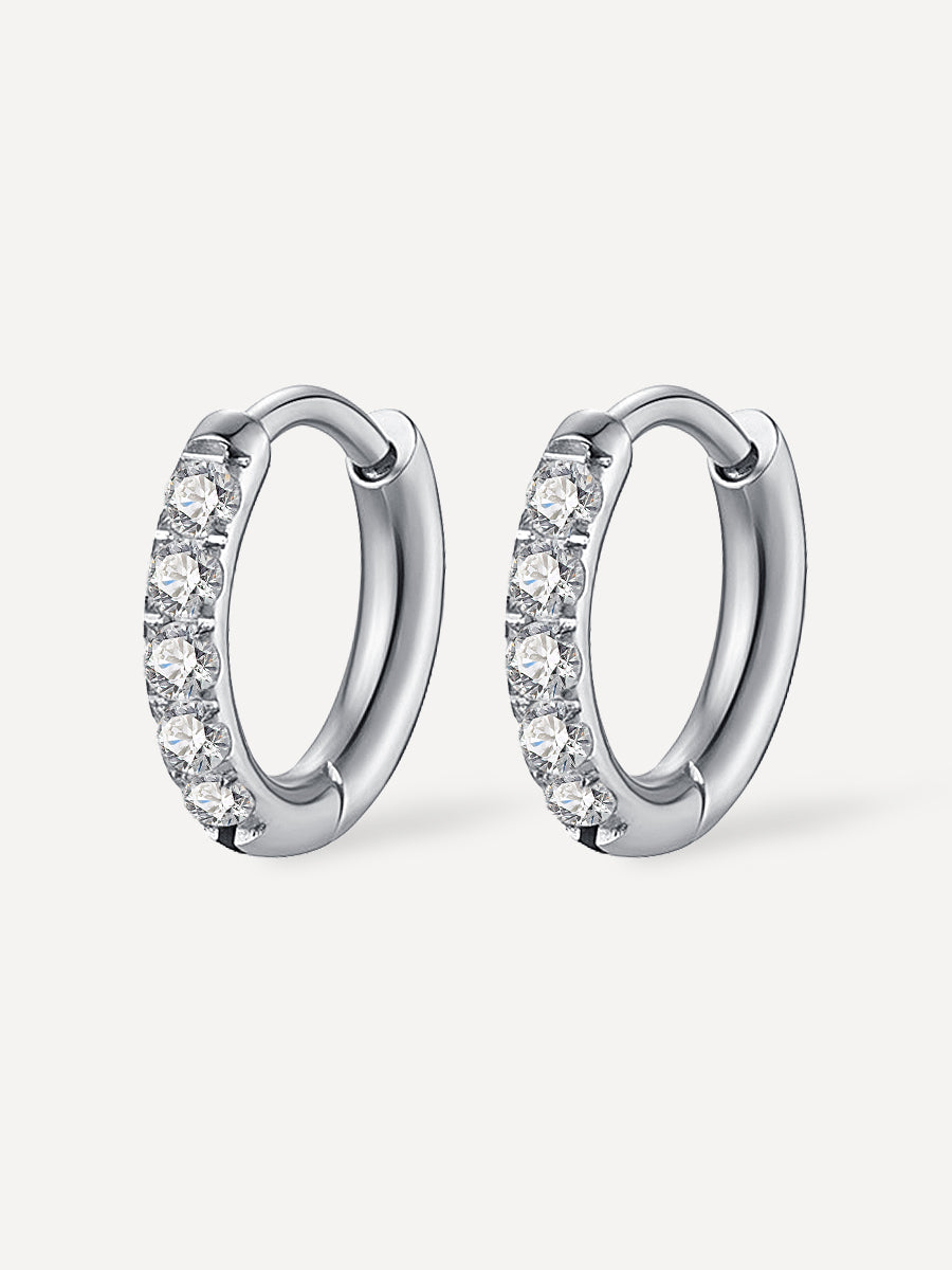 Créoles Crystalized Shine – Petites (12 mm)