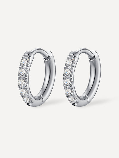 Créoles Crystalized Shine – Petites (12 mm)