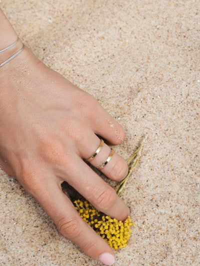 Double Ring – Bague moderne à deux anneaux