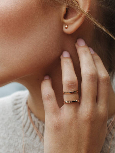 Double Ring – Bague moderne à deux anneaux