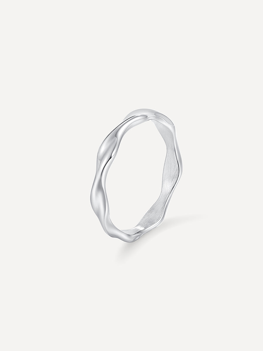 Bague Modern Curve