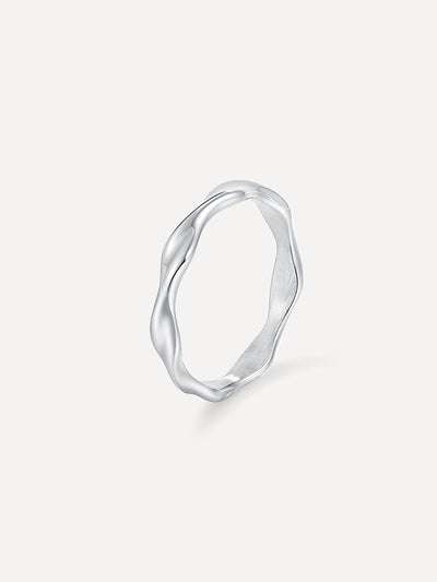 Bague Modern Curve