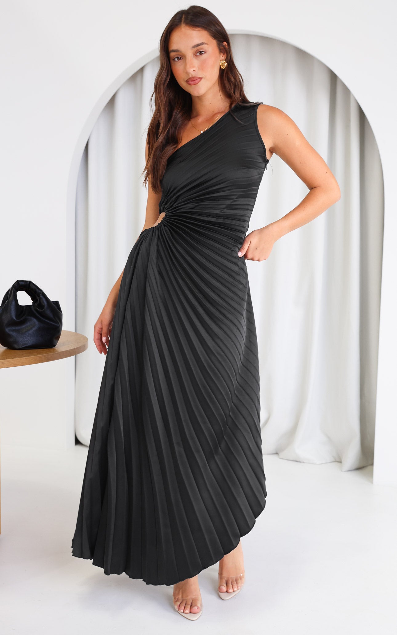 Rochelle – Robe longue noire