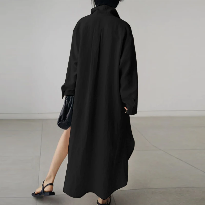 Marie - Robe chemise oversize décontractée