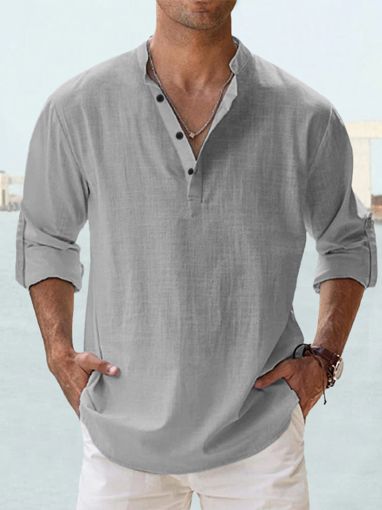 Mathieu – Chemise en lin respirant