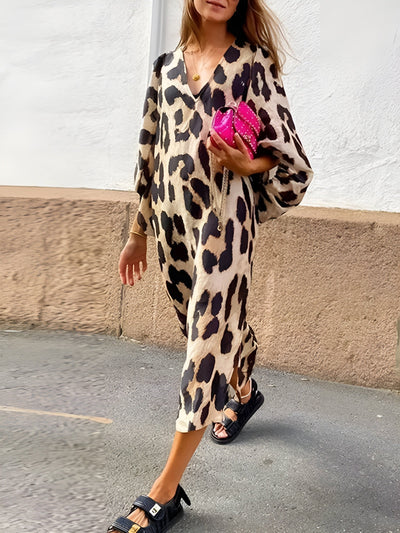 Silvie | Robe Léopard Audacieuse et Élégante