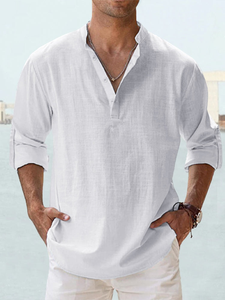 Mathieu – Chemise en lin respirant