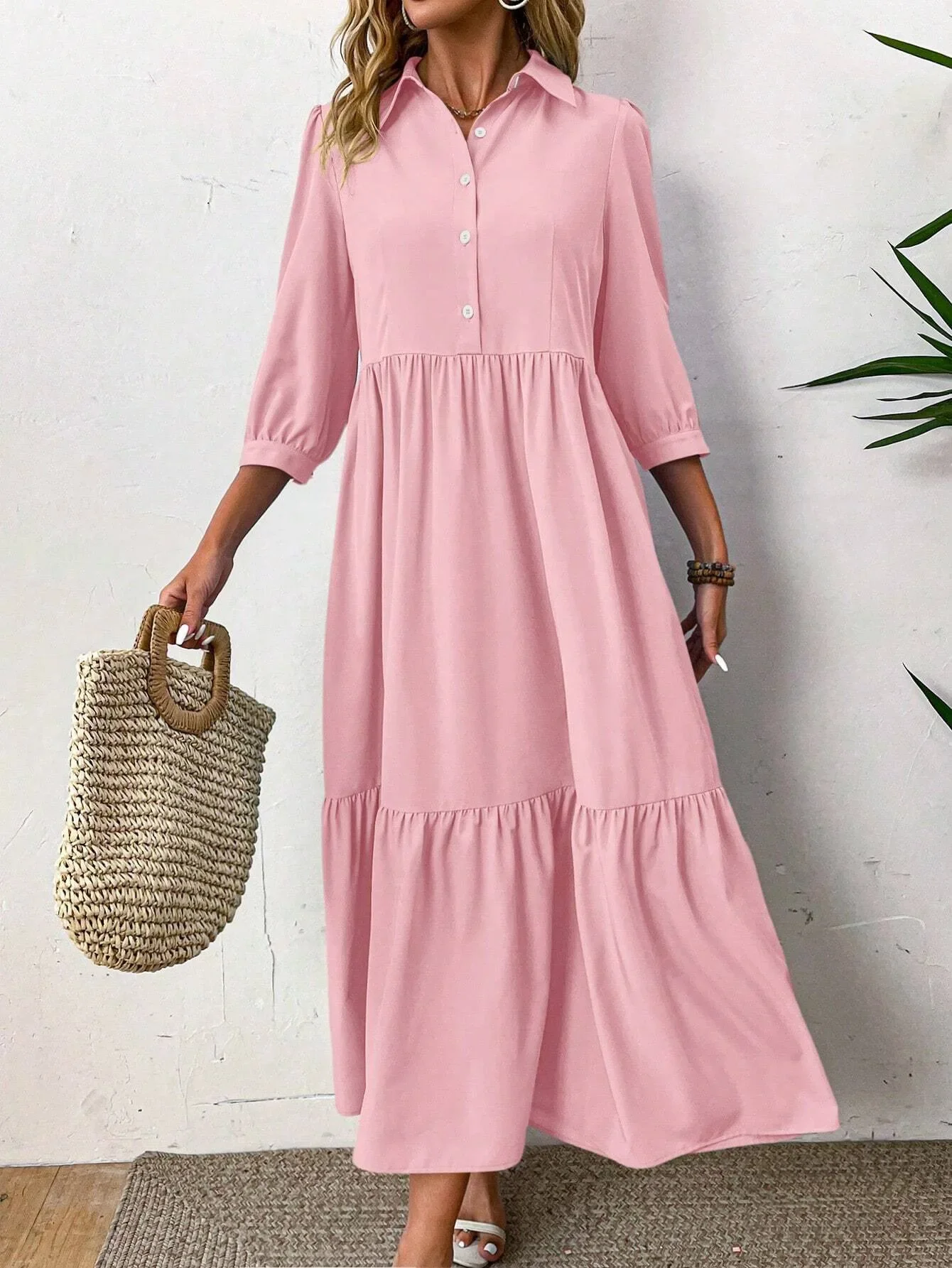 Suzanne - Robe chemise fluide