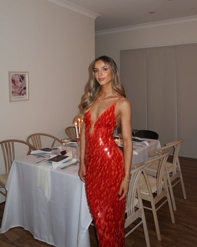 Kailani - Robe longue maxi à sequins