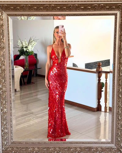 Kailani - Robe longue maxi à sequins