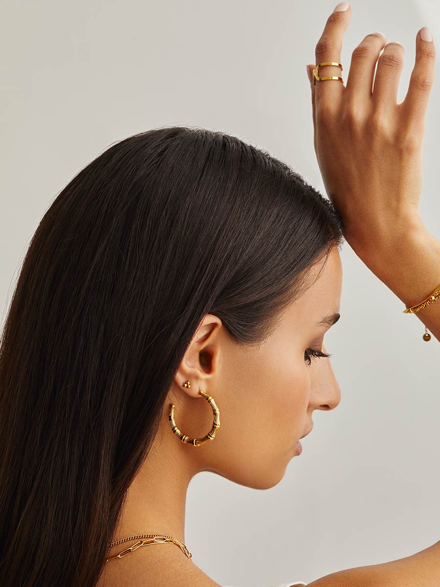 Double Ring – Bague moderne à deux anneaux