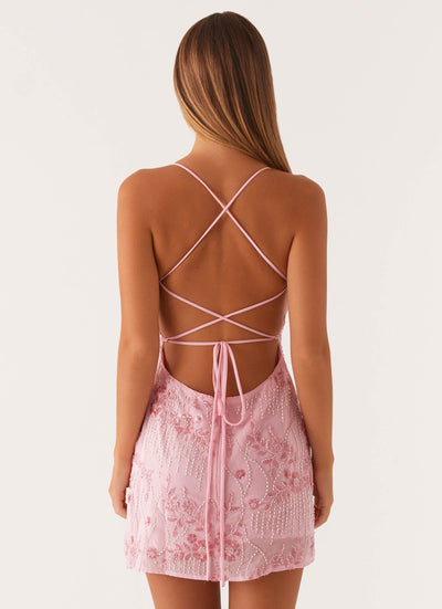 Christiane – Robe Mini Éclat et Élégance