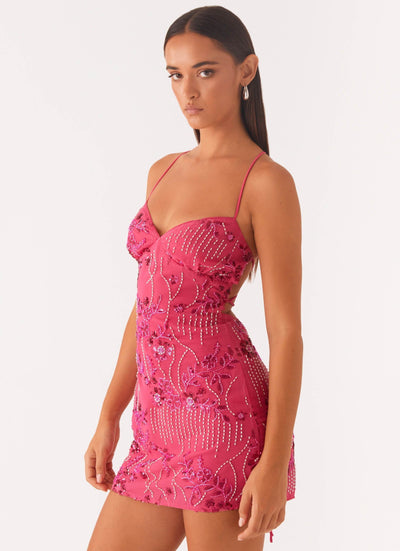 Christiane – Robe Mini Éclat et Élégance