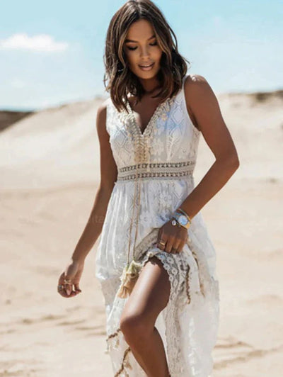 Nina - Robe Bohémienne de Luxe