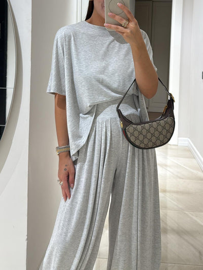 Livi - Ensemble ample deux pièces en tissu fluide