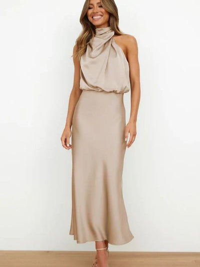 Benthe – Robe Midi Épaules Dénudées