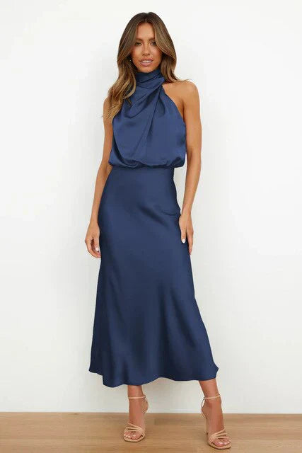Benthe – Robe Midi Épaules Dénudées