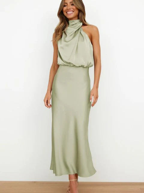 Benthe – Robe Midi Épaules Dénudées