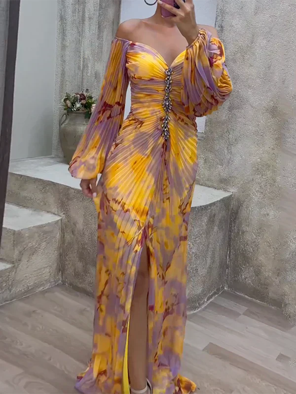 Gisselle – Robe à décolleté en V
