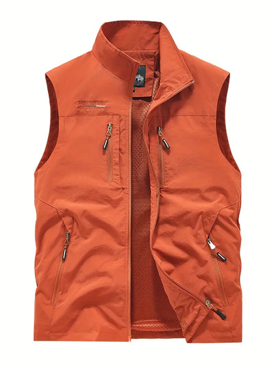 Tauno – Gilet cargo multifonctions pour homme
