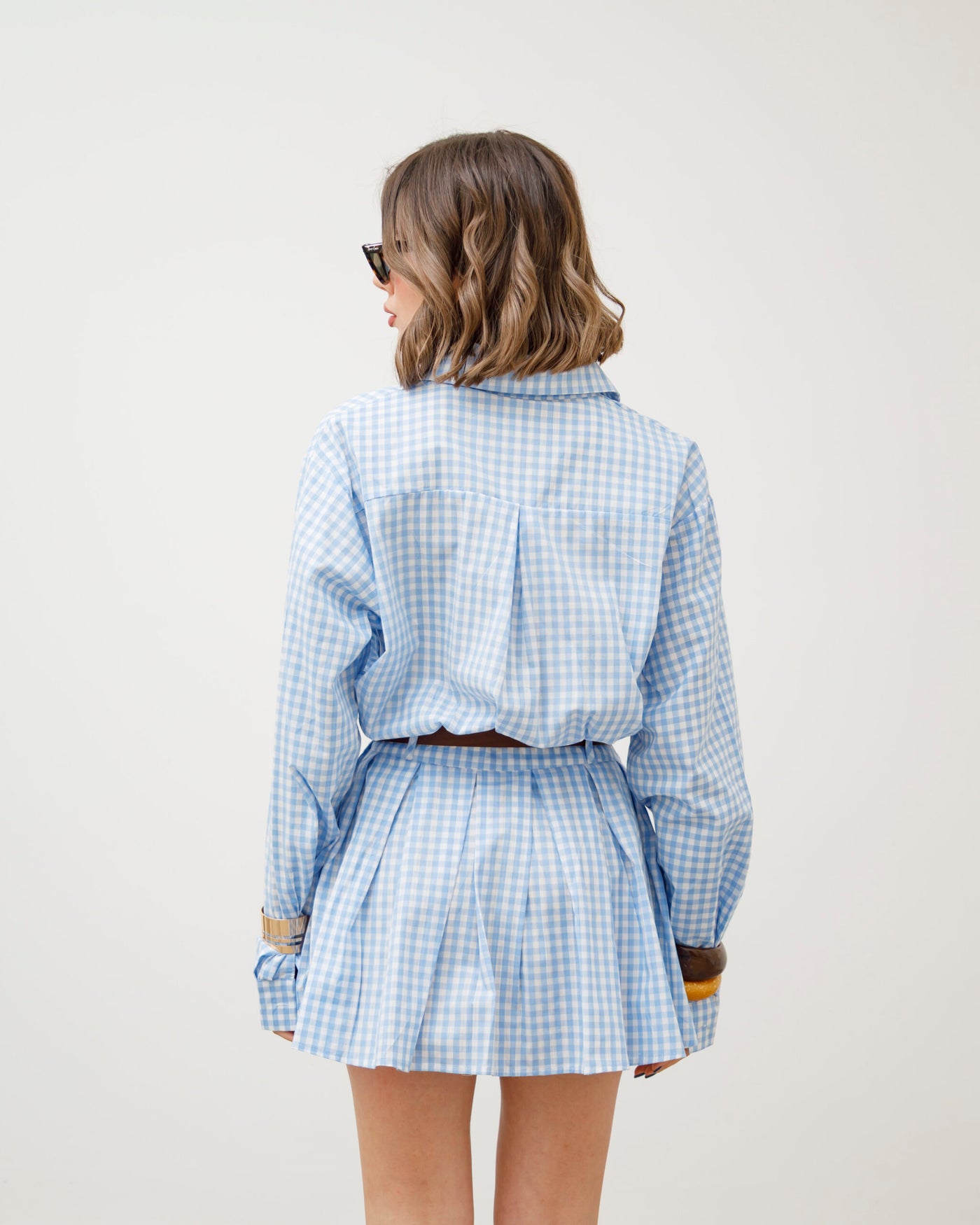 Anna - Robe Chemise à Carreaux
