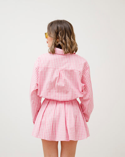 Anna - Robe Chemise à Carreaux