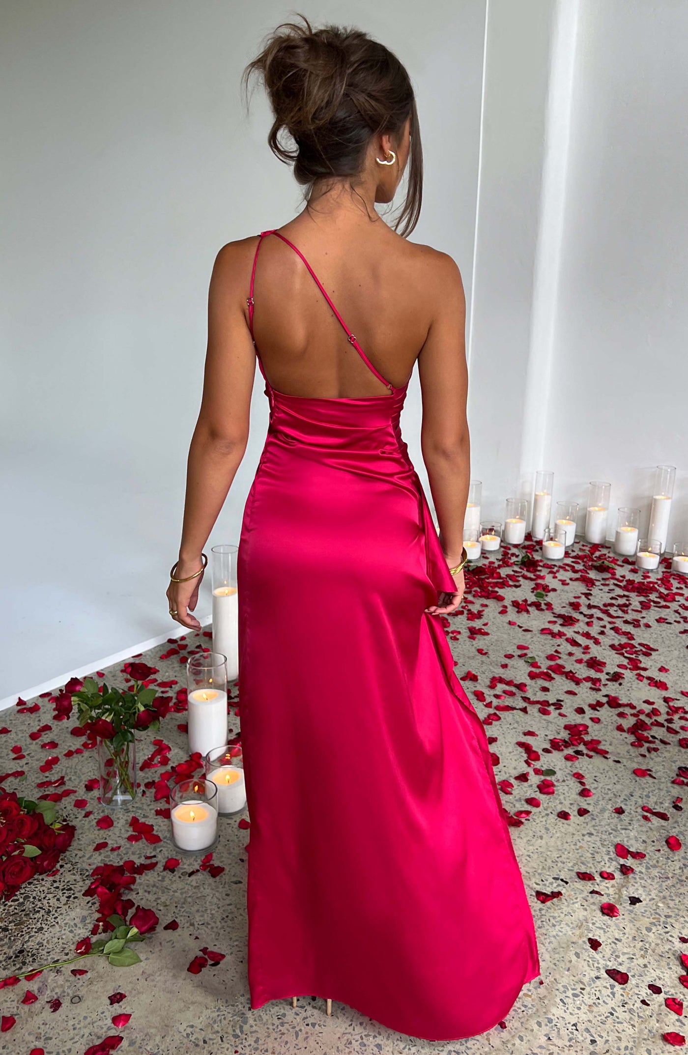 Skye - Robe maxi à une épaule