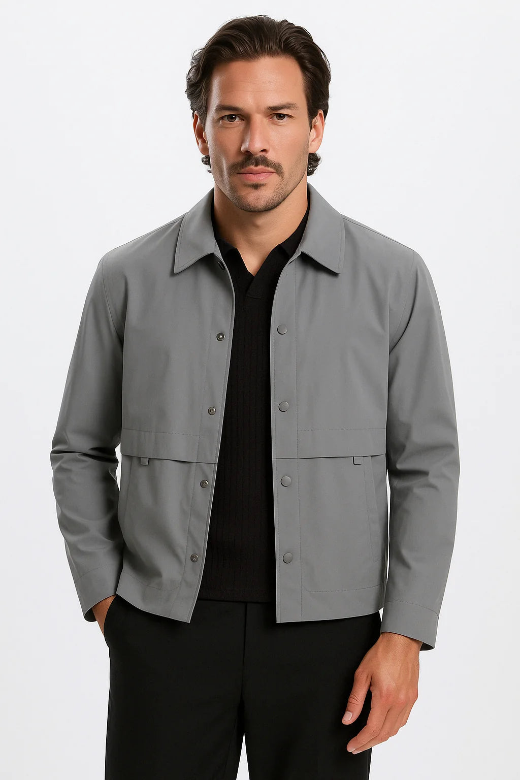 Olivier - Veste coupe-vent à boutons