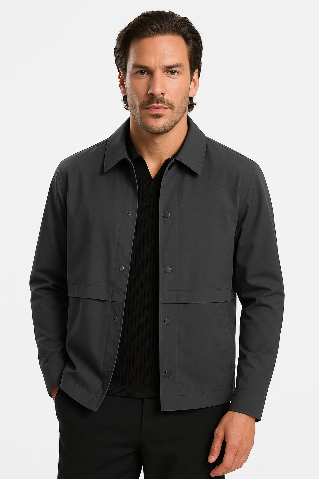 Olivier - Veste coupe-vent à boutons