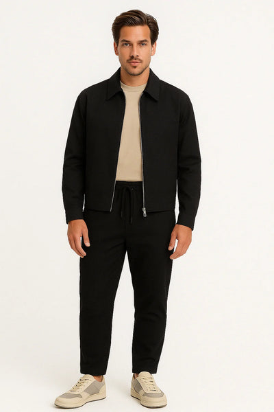 Lucas - Pantalon Court en Coton Moderne